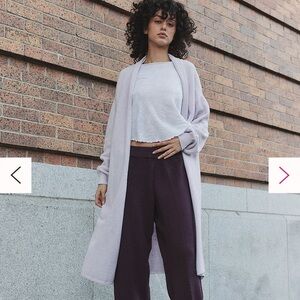 Free people lilac convertible cardigan